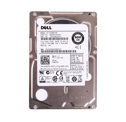 Жесткий диск HDD SAS Dell 600GB 15K 2.5" 0990FD