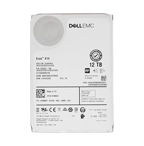 Жесткий диск HDD SAS Dell 12TB 12Gb 0YMN53