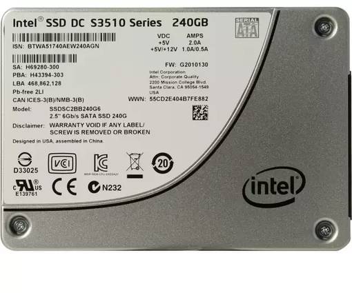 SSD SATA Intel 240GB 2.5" SSDSC2BB240G6