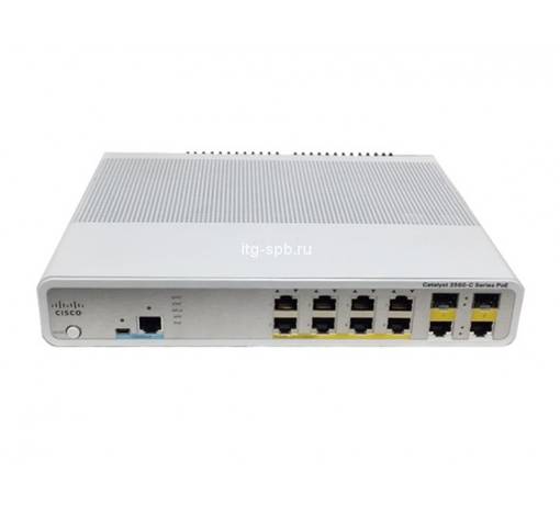 Коммутатор Cisco Catalyst 8 Портов  PoE WS-C2960C-8PC-L