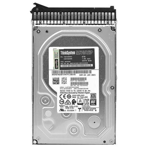 Жесткий диск HDD SATA Lenovo 8TB 7.2K 3.5" 7XB7A00053